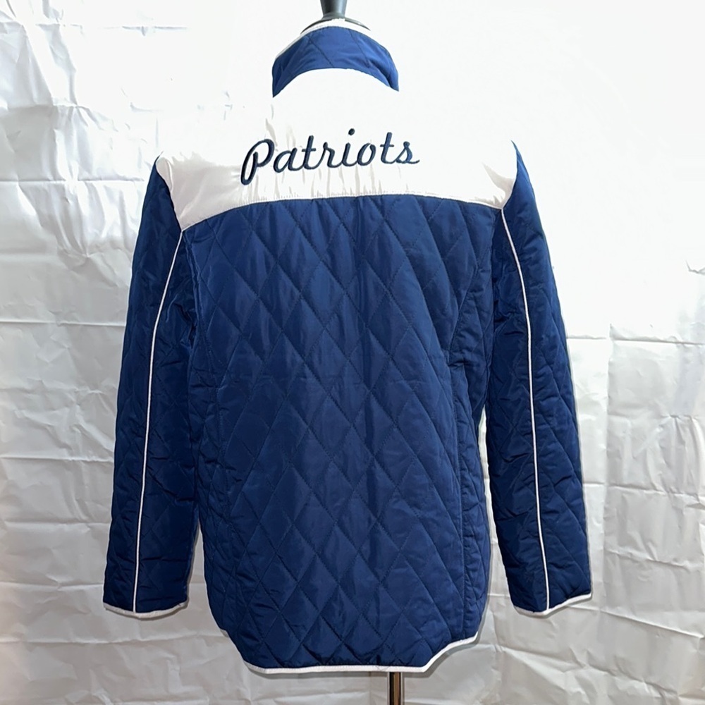 NFL Team Apparel New England Patriots Women's Navy Jacket size XL extra large - Picture 4 of 6
